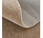 Tapis Chambre 120x170 Tissé Beige Rectangle Motif Uni Nossa