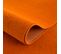 Tapis Couloir 80x200 Tissé Orange Rectangle Motif Uni Nossa