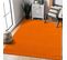 Tapis Couloir 80x200 Tissé Orange Rectangle Motif Uni Nossa