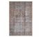 Tapis Chambre 120x170 Tissé Marron Et Gris Rectangle Motif Faux Uni Nikal