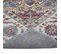 Tapis Salon 160x230 Tissé Bleu Et Blanc Rectangle Motif Oriental Nikel