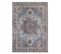 Tapis Salon 160x230 Tissé Bleu Et Blanc Rectangle Motif Oriental Nikel