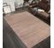 Tapis Salon 160x230 Tissé Marron Rectangle Motif Uni Fonda