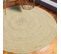 Tapis Jute Ø120cm Rond Tissé Beige Ago