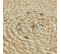 Tapis Jute Ø120cm Rond Tissé Beige Ago