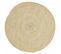 Tapis Jute Ø120cm Rond Tissé Beige Ago