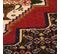 Authentique Tapis D'orient 72x100 Fait Main En Laine Multicolore Senneh