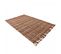 Tapis Jute 200x290 Square Beige, Bordeaux, Noir