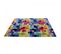 Tapis Chambre 80x150 Fait Main En Laine Multicolore Rectangle Motif Damier Axel