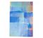 Tapis Exterieur 155x230 Homan Bleu, Jaune, Orange
