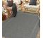 Tapis Extérieur 60x110 Tissé Kilim Gris Squarext