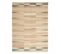 Authentique Tapis D'orient 166x210 Kilim Fait Main En Laine Beige Et Bleu E