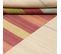 Authentique Tapis D'orient 166x225 Kilim Fait Main En Laine Beige Et Rouge Aa