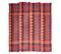 Authentique Tapis D'orient 180x190 Kilim Fait Main En Laine Rouge Et Orange Antik 4