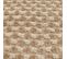 Tapis Chambre 120x160 Tissé Crème Et Beige Rectangle Motif Faux Uni Lunkin 6