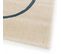 Tapis Chambre 80x150 Tissé Beige Et Jaune Rectangle Motif Abstrait Flarine 5