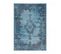 Tapis Chambre 80x150 Tissé Bleu Rectangle Motif Oriental Lumin 1