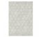 Tapis Salle à Manger 160x230 Tissé Gris Et Crème Rectangle Motif Abstrait