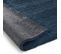 Tapis Salon 120x170 Tissé Bleu Foncé Rectangle Motif Uni Delighta