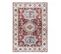 Tapis Grand Salon 200x290 Tissé Rouge Et Crème Rectangle Motif Oriental Vivace 2