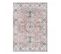 Tapis Salon 120x160 Tissé Rose Et Gris Rectangle Motif Oriental Vivace 2