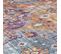 Tapis Grand Salon 200x290 Tissé Violet Et Gris Rectangle Motif Ethnique Vivace 5