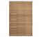 Tapis Jute 160x230 Tasnim Marron, Noir