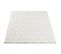 Tapis Salon 160x230 Tissé Crème Rectangle Motif Simple Cerlos