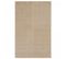 Tapis Salon 120x160 Tissé Beige Rectangle Motif Géométrique Ceroti