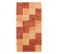 Tapis Shaggy 70x140 Rioca Orange, Rouge