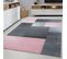 Tapis Salon 80x250 Karluk Rose, Gris