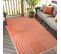 Tapis Exterieur 120x170 Ex1 Cog Reversible Orange, Écru