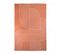 Tapis Exterieur 120x170 Ex1 Cog Reversible Orange, Écru