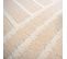 Tapis Chambre 80x150 Tissé Beige Rectangle Motif Géométrique Arcrol