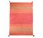 Tapis Kilim 160x230 Rectangle Fait Main En Coton Rouge Et Beige