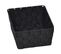 Panier De Rangement Panière De Dressing Tressée Noir L 19.5 X P 25 X H 10.5 Cm