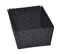 Panier De Rangement Panière De Dressing Tressée Noir L 32.5 X P 45 X H 18 Cm