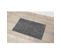 Tapis De Salle De Bain Gris En Microfibre Chenille 50 X 80 Cm