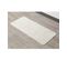 Grand Tapis De Salle De Bain Double Vasque En Microfibre Beige 50 X 120 Cm