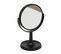 Miroir Sur Pied Noir 1 Face Normale Et 1 Face Grossissante X3