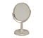 Miroir Sur Pied Taupe 1 Face Normale Et 1 Face Grossissante X3