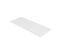 Grand Tapis De Salle De Bain Double Vasque En Microfibre Blanc 50 X 120 Cm