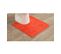 Tapis Contour Wc En Microfibre Orange 45 X 50 Cm