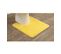 Tapis Contour Wc En Microfibre Jaune 45 X 50 Cm