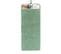 Grand Tapis De Salle De Bain Double Vasque En Microfibre Vert Amande 50 X 120 Cm