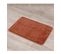 Tapis De Salle De Bain Orange Cuivre En Microfibre Confort Et Doux 50 X 70 Cm