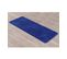 Grand Tapis De Salle De Bain Double Vasque En Microfibre Bleu Marine 50 X 120 Cm