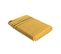 Drap De Bain 100% Coton Bicolore Jaune Ocre Et Noir 70 X 130 Cm