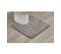 Tapis Contour Wc Taupe En Microfibre à Mémoire De Forme 45 X 50 Cm