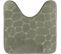 Tapis Contour Wc Vert Kaki En Microfibre à Mémoire De Forme 45 X 50 Cm